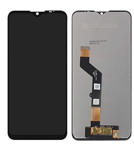 [G3509液晶｜LCD] （取り寄せ品）Motorola Moto G9 Play フロントパネル 黒