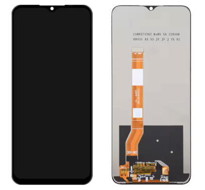 [G3642] （取り寄せ品）OPPO A17 フロントパネル 黒