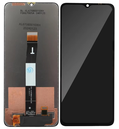 [G3714液晶｜LCD] （取り寄せ品）UMIDIGI A15T フロントパネル 黒