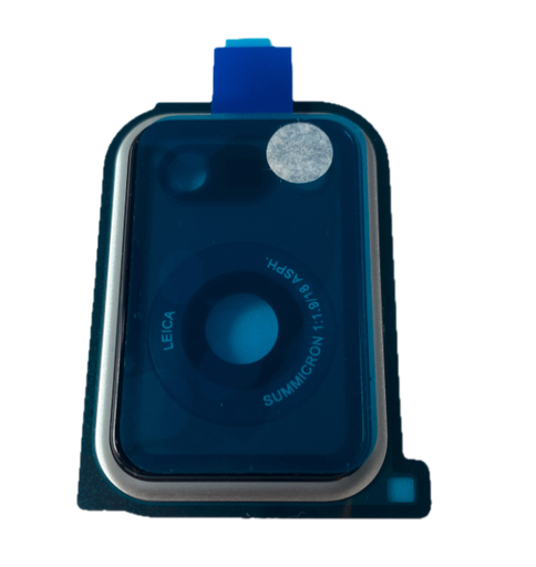 [G3771] AQUOS R6 カメラレンズ（枠付）｜ 取り外し品 銀