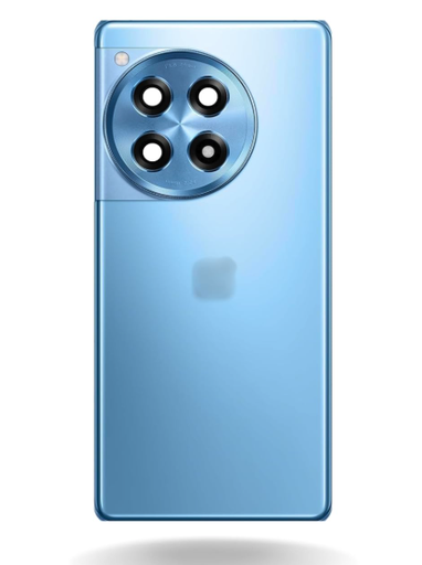 [G3826背面パネル｜バッテリーカバー｜バックカバー] （取り寄せ品）OPPO OnePlus 12R バックパネル ブルー レンズ付｜純正組立品