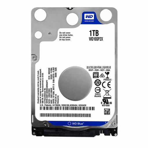 [G3869] （取り寄せ品）Western Digital WD Blue 1TB 2.5インチ 内蔵HDD SATA 6Gb/s 5400rpm 7mm｜WD10SPZX