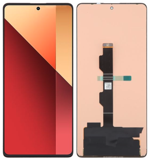 [G3936液晶｜LCD] （取り寄せ品）Xiaomi Redmi Note 13Pro 4G フロントパネル 黒｜純正組立品