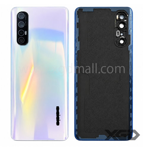 [G3948背面パネル｜バッテリーカバー｜バックカバー] （取り寄せ品）OPPO Reno3 5G バックパネル ミスティホワイト