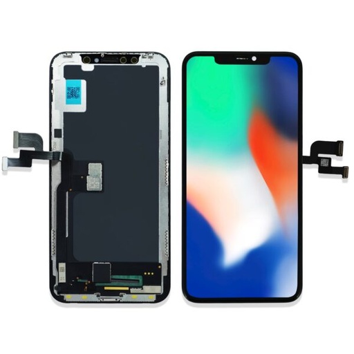 [X2071互換パネル｜液晶] iPhone X フロントパネル 黒｜互換品 LCD FHD JK製