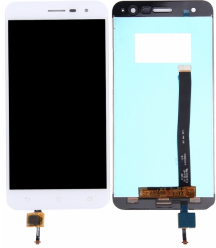 [X3318液晶｜LCD] ASUS ZenFone3 フロントパネル （ZE520KL） 白｜再生品