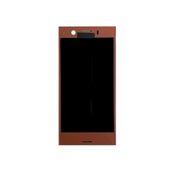 [X3040液晶/LCD] （販促品）Xperia XZ1 Compact フロントパネル ピンク