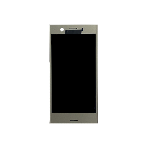 [X3037液晶｜LCD] （取り寄せ品）Xperia XZ1 Compact フロントパネル 銀｜再生品