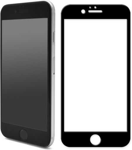 [X2230保護フィルム] iPhone 6G｜6S ガラスフィルム ソフト 黒