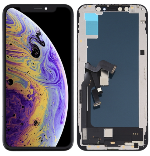 [X2075互換パネル｜液晶] iPhone XS コピーパネル LCD 黒 FHD JK製
