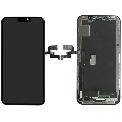 [X2069互換パネル｜液晶] iPhone X フロントパネル 黒｜互換品（SoftOLED）