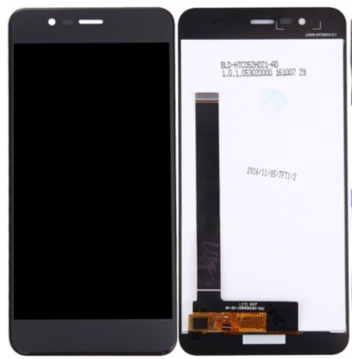 [X3321液晶｜LCD] ASUS ZenFone3 Max フロントパネル （ZC520TL） 黒｜再生品