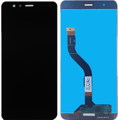 [X3407液晶｜LCD] （特価品）HUAWEI P10 lite フロントパネル 黒｜再生品