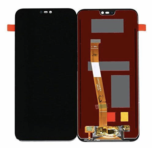 [X3409液晶｜LCD] HUAWEI P20 lite｜nova 3e フロントパネル 黒｜再生品