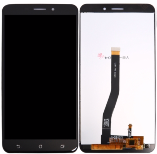 [X3316液晶｜LCD] ASUS Zenfone3 Laser フロントパネル （ZC551KL） 黒｜再生品
