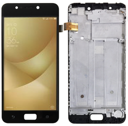[X3324液晶/LCD] ZenFone4 MAX フロントパネル (ZC520KL) 黒