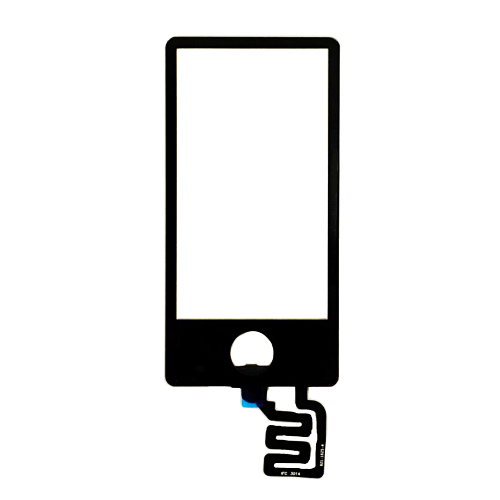 [X2934タッチパネル｜フロントガラス] iPod nano 第7世代 デジタイザー 黒 互換品