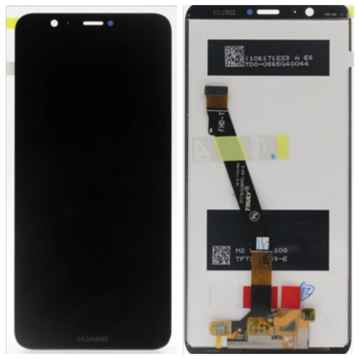 [X3428液晶｜LCD] （特価品）HUAWEI nova lite 2｜P smartフロントパネル 黒｜再生品