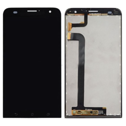 [X3314液晶｜LCD] ASUS ZenFone2 Leaser フロントパネル （ ZE550KL ） 黒｜再生品