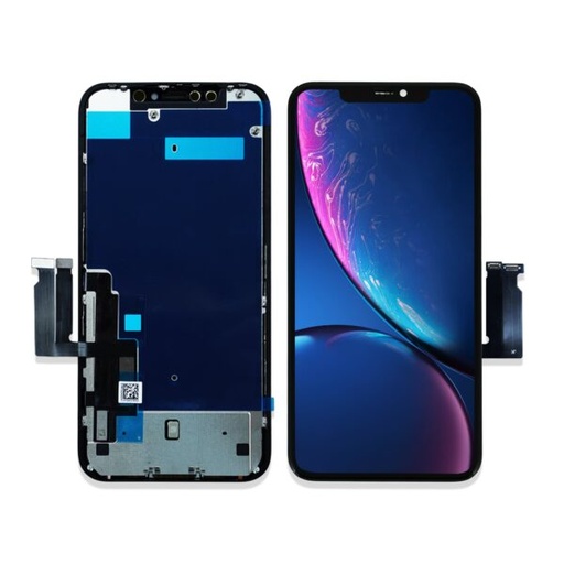 [X2080互換パネル｜液晶] iPhone XR フロントパネル 黒｜互換品 LCD FHD JK製