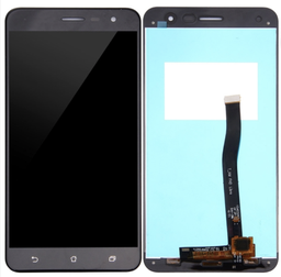 [X3320液晶/LCD] ZenFone3 フロントパネル (ZE552KL) 黒