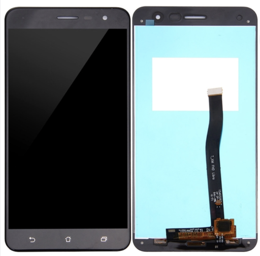 [X3320液晶｜LCD] ASUS ZenFone3 フロントパネル （ZE552KL） 黒｜再生品