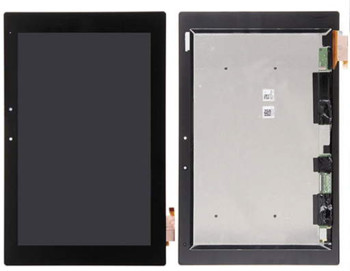 [X2988液晶｜LCD] （取り寄せ品）Xperia Z2 Tablet フロントパネル 黒｜再生品