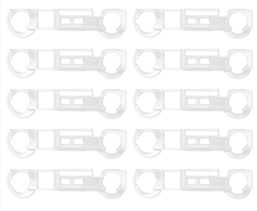 [X2736プラスチックパーツ] iPhone XS｜XS Max インカメラリング+近接センサーブラケット 100個セット