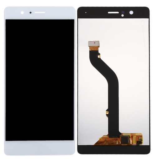 [X3400液晶｜LCD] HUAWEI P9 lite｜P9 lite PREMIUM フロントパネル 白｜再生品