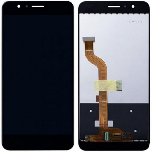 [X3421液晶｜LCD] HUAWEI Honor8 フロントパネル 黒｜再生品
