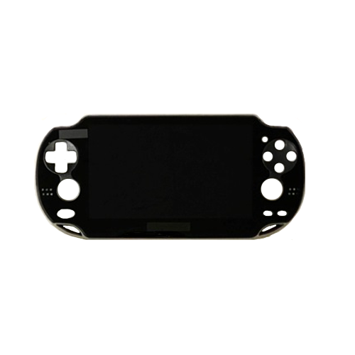 [X3880 LCD｜パネル] （入手不可）PSVita 1000 液晶 一体型（枠付） 黒