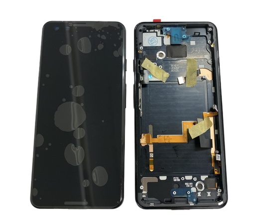 [X3479液晶｜LCD] Google Pixel 3 フロントパネル 黒（枠付き）｜OLED再生品