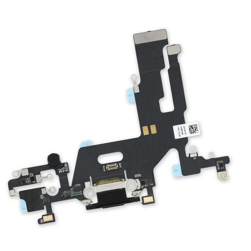 [X2338ライトニングコネクタ｜充電ポート] iPhone 11 ドックコネクター 黒  取り外し品
