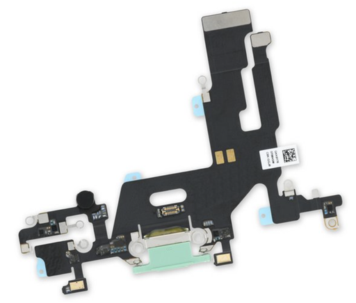 [X2339ライトニングコネクタ｜充電ポート] iPhone 11 ドックコネクター 緑  取り外し品