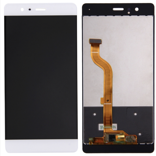 [X3398液晶｜LCD] （特価品）HUAWEI P9 フロントパネル 白｜再生品