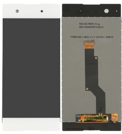 [X3013液晶｜LCD] Xperia XA1 フロントパネル 白｜再生品