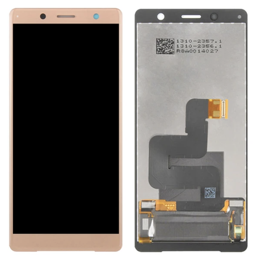 [X3048液晶｜LCD] Xperia XZ2 Compact フロントパネル ピンク｜再生品
