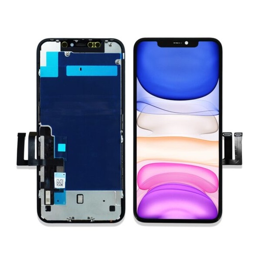 [X2088互換パネル｜液晶] iPhone 11 フロントパネル 黒｜互換品 LCD FHD JK製