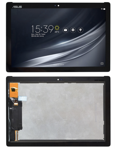 [X3342液晶｜LCD] （特価品）ASUS ZenPad10(Z301MFL) フロントパネル 黒｜再生品