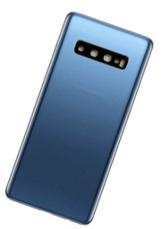 [X3241背面パネル/バッテリーカバー/バックカバー/バックプレート] Galaxy S10 バックパネル プリズブルー