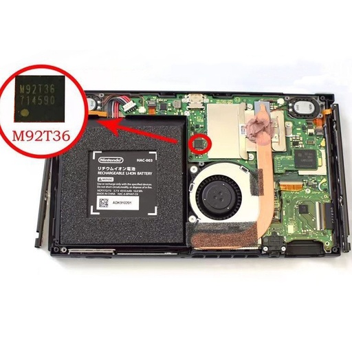 [X3821] Nintendo Switch｜Lite｜有機EL 充電制御･チャージングコントロールICチップ M92T36