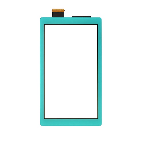 [X3834デジタイザー｜フロントガラス] Nintendo Switch Lite タッチパネル ターコイズ