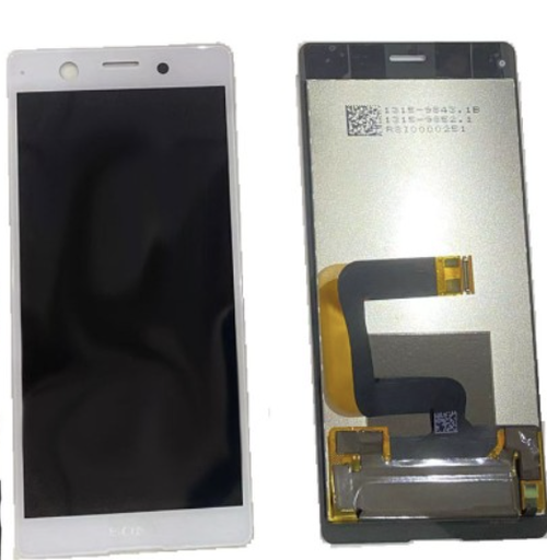 [X3064液晶｜LCD] Xperia Ace フロントパネル 白｜再生品