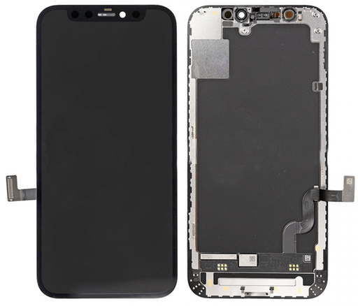 [X2035再生パネル｜液晶] iPhone 12mini フロントパネル 黒｜再生品