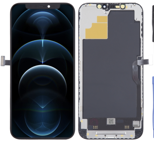 [X2034リペアパネル｜液晶] iPhone 12ProMax フロントパネル 黒｜再生品