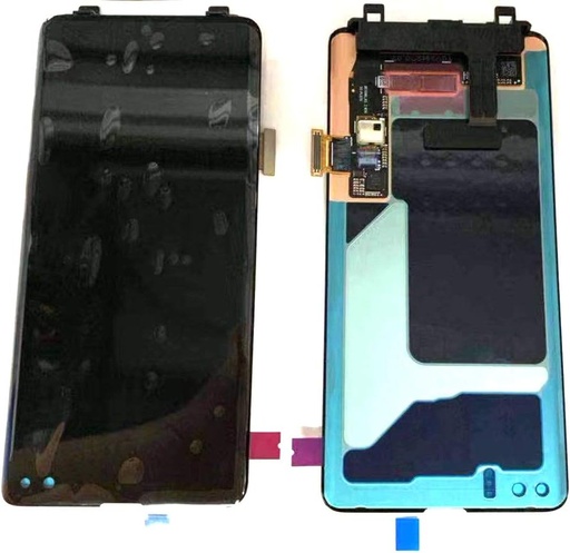 [X3199液晶｜LCD] ​Galaxy S10+ フロントパネル 黒 ｜OLED再生品