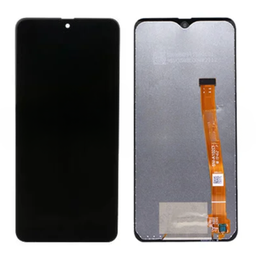 [X3218液晶/LCD] Galaxy A20/A21/A22 フロントパネル 日本版 黒