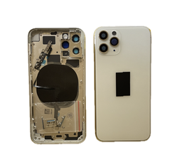 [X4103背面ガラス] iPhone 11 Pro バックガラス(フレーム一体型) 互換品 白