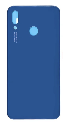 [X3433背面パネル｜バッテリーカバー｜バックカバー] HUAWEI P20lite バックパネル 青
