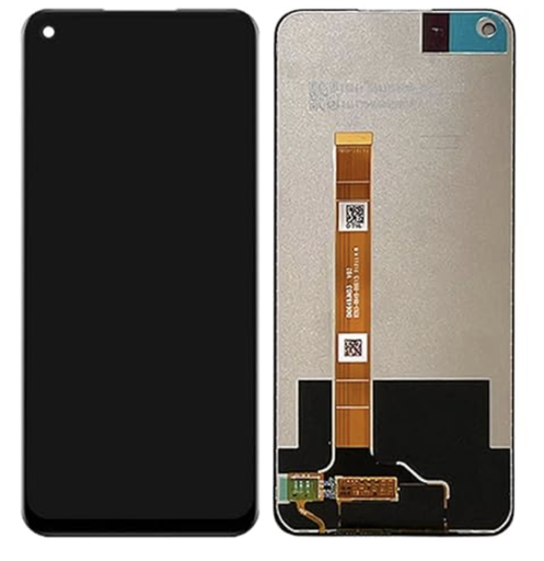 [X3569液晶｜LCD] OPPO Reno5A フロントパネル 黒 ｜純正組立品